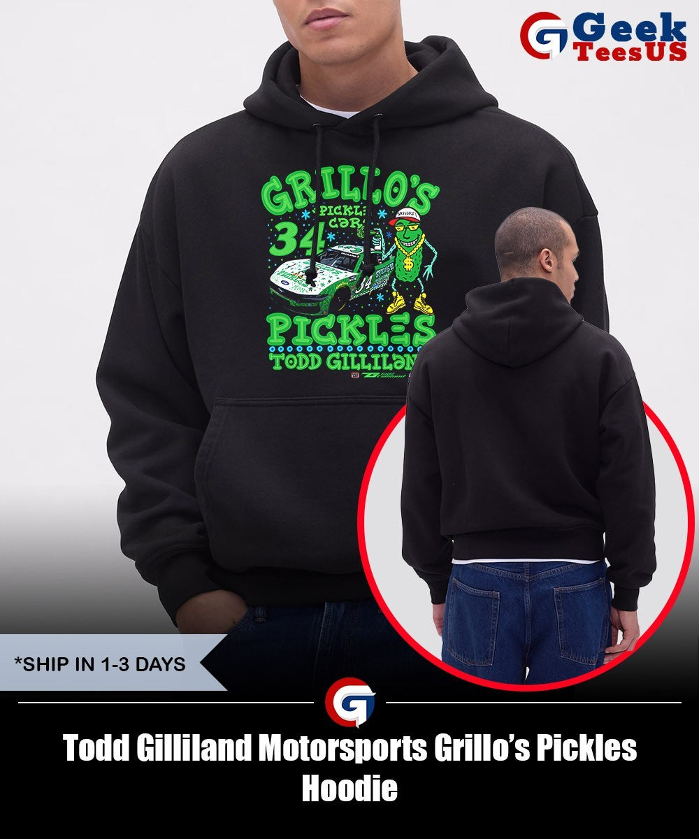 Todd Gilliland Motorsports Grillo’s Pickles shirt