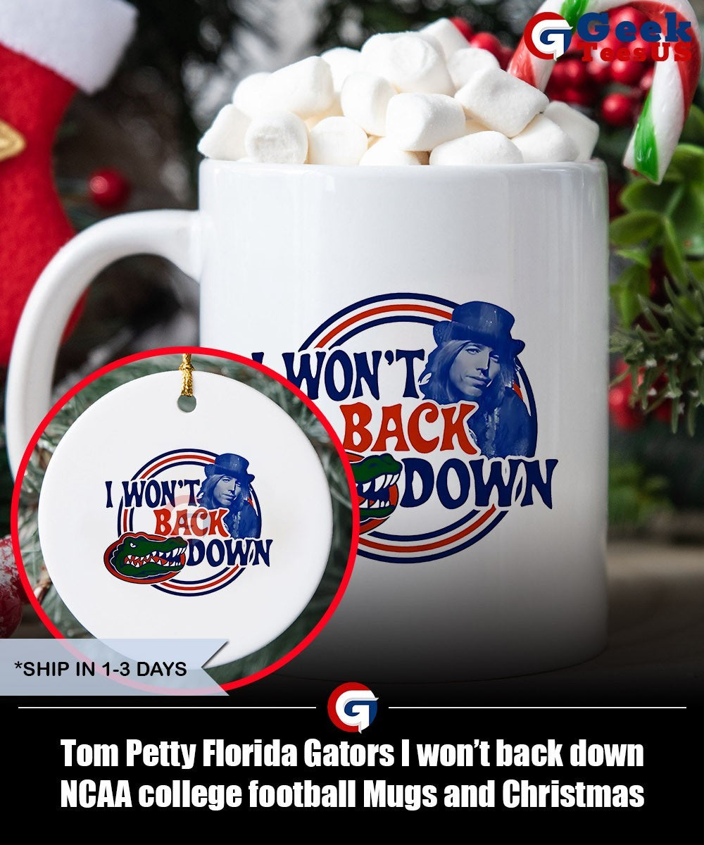 Tom Petty Florida Gators I won’t back down NCAA college football shirt