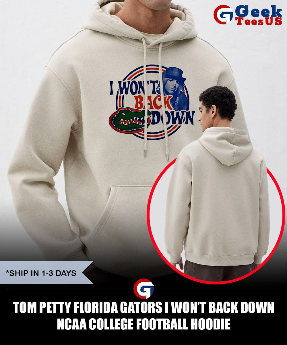 Tom Petty Florida Gators I won’t back down NCAA college football shirt