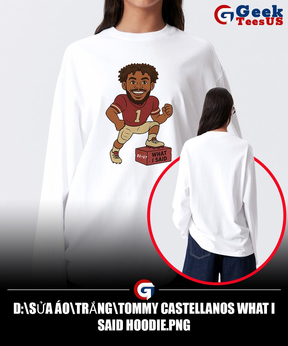 Tommy Castellanos what I said shirt