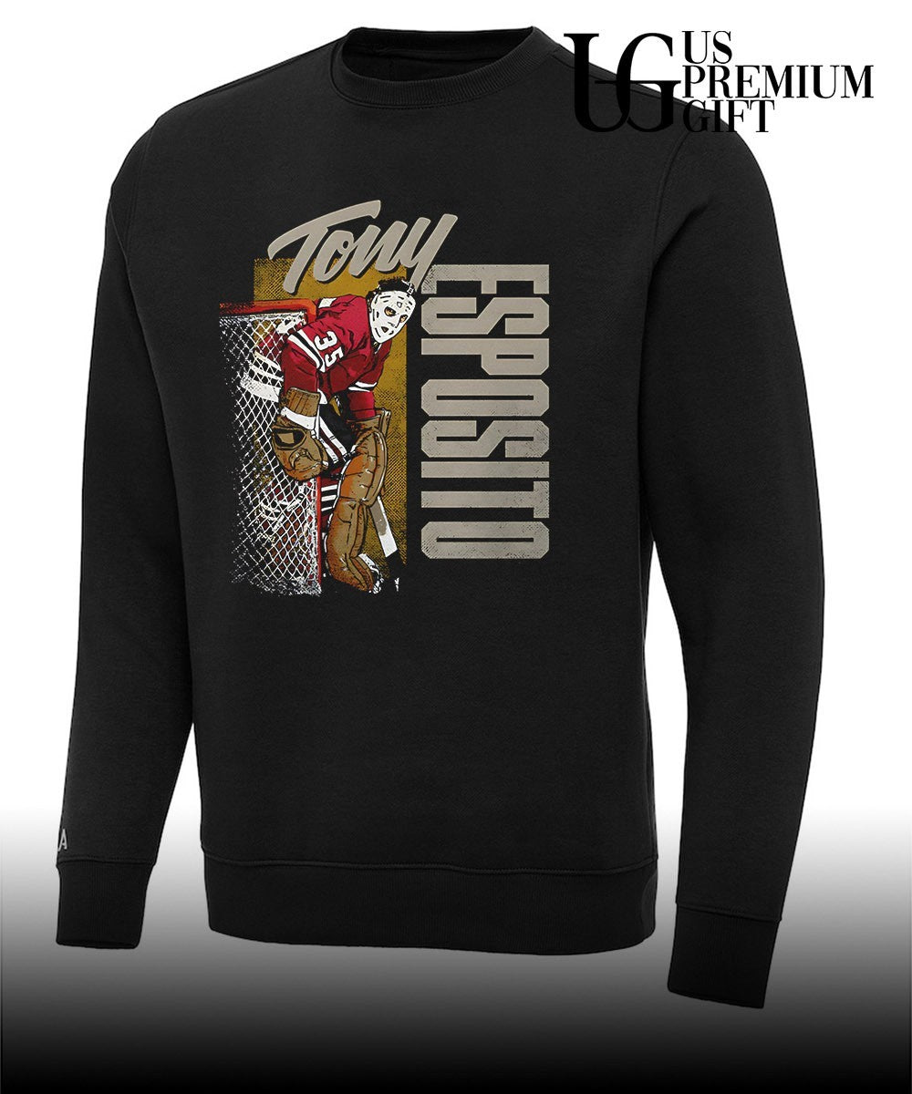 Tony Esposito Chicago Blackhawks NHL highlight shirt