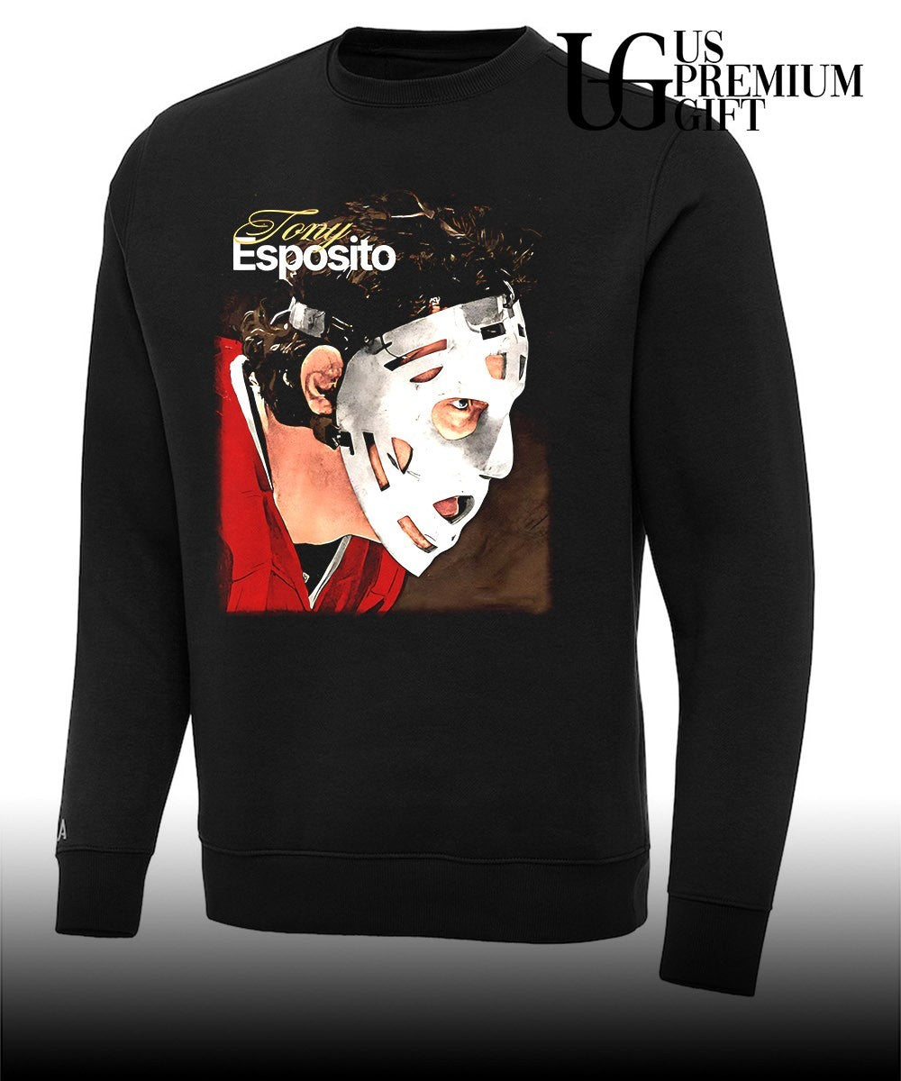 Tony Esposito Chicago Blackhawks NHL mask shirt