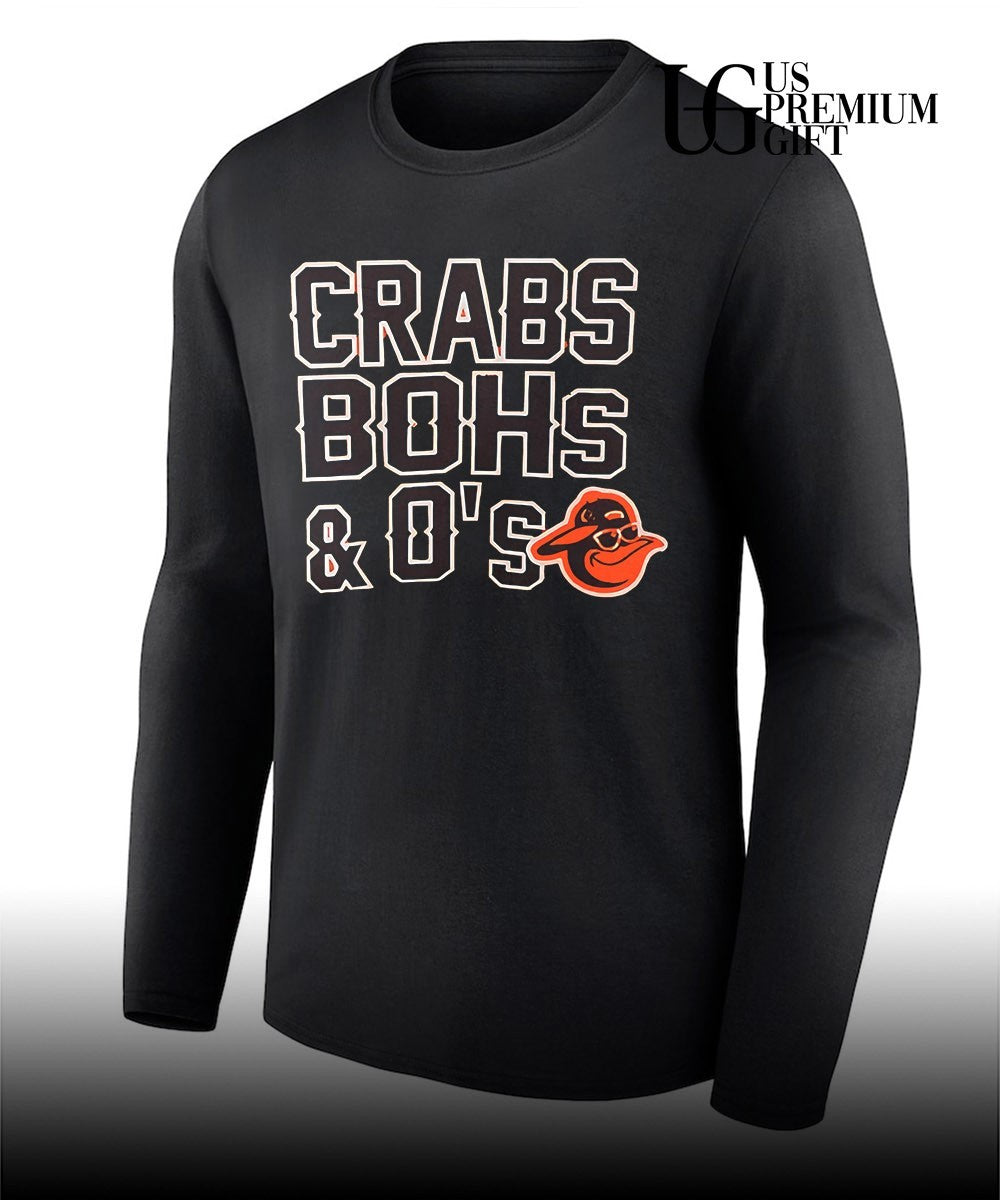 Tony Minadakis Crabs Bohs and Os Baltimore Orioles shirt