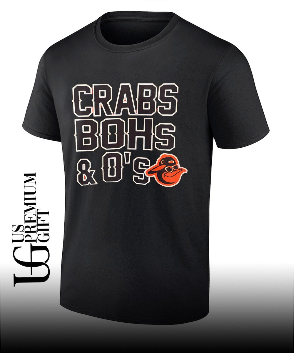 Tony Minadakis Crabs Bohs and Os Baltimore Orioles shirt