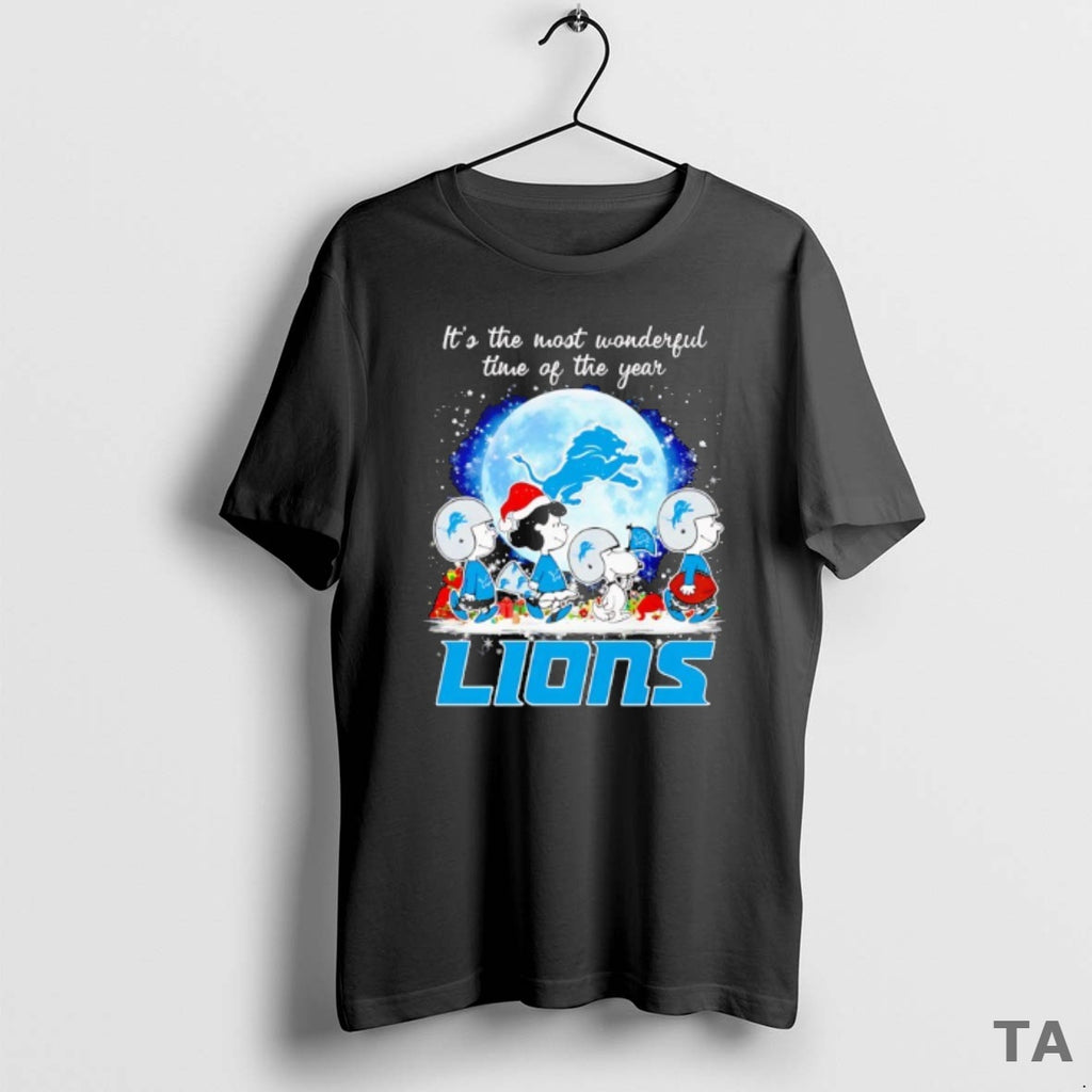 Top Peanuts Characters Detroit Lions Its The Most Wonderful Time Of The Year Christmas