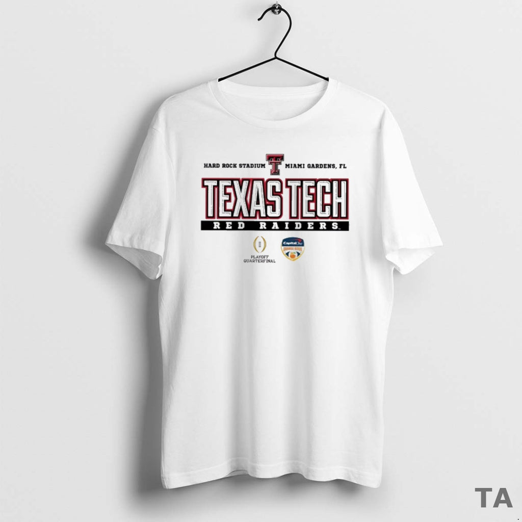 Top Texas Tech Red Raiders College Football Playoff Quarterfinal 2026 Orange Bowl Juiced Helmet