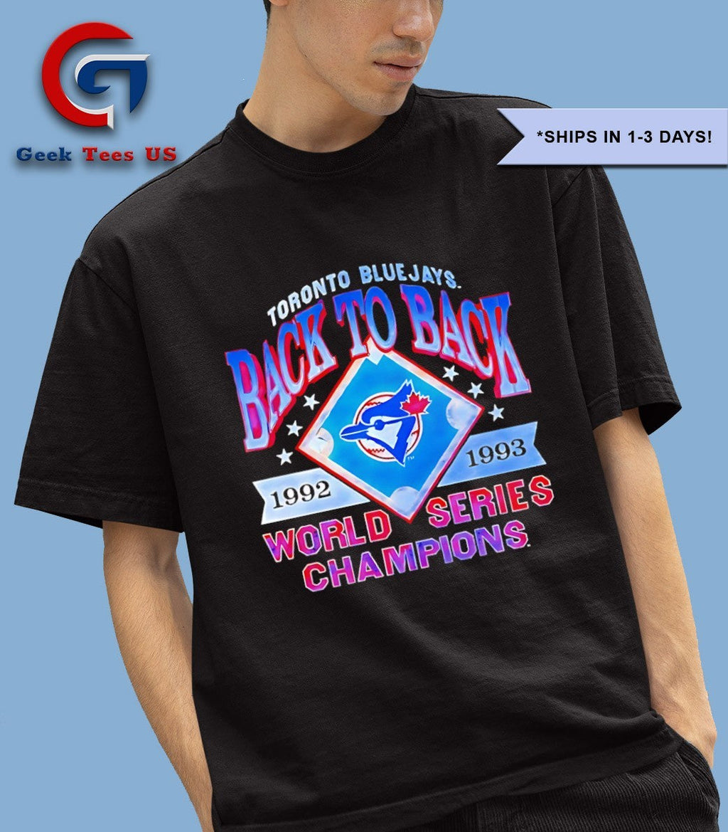 Toronto Blue Jays Back to Back World Series Champions 1992-1993 logo shirt