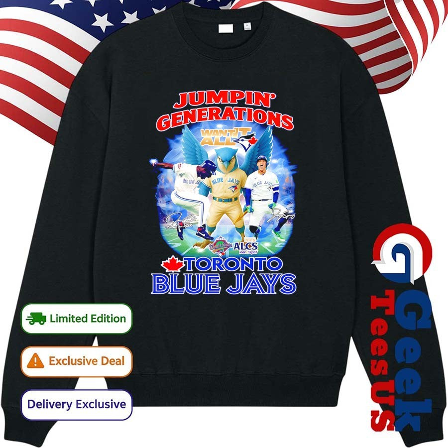 Toronto Blue Jays Jumpin’ Generations ALCS Champions 2025 mascot shirt