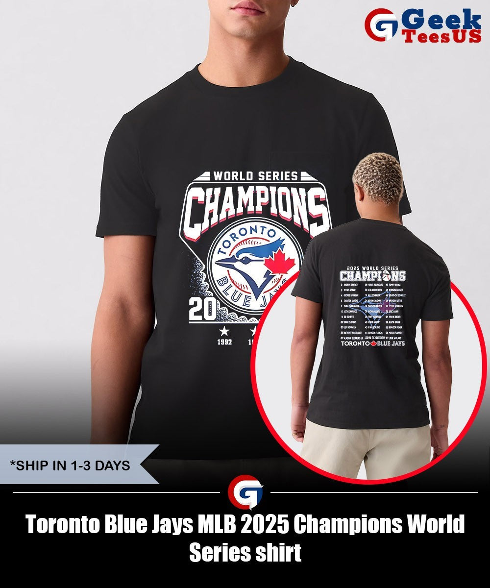 Toronto Blue Jays MLB 2025 Champions World Series shirt