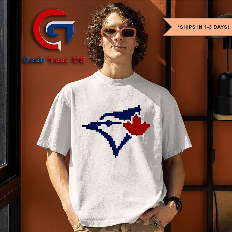 Toronto Blue Jays Mlb World Series 2025 Logo 8 Bit