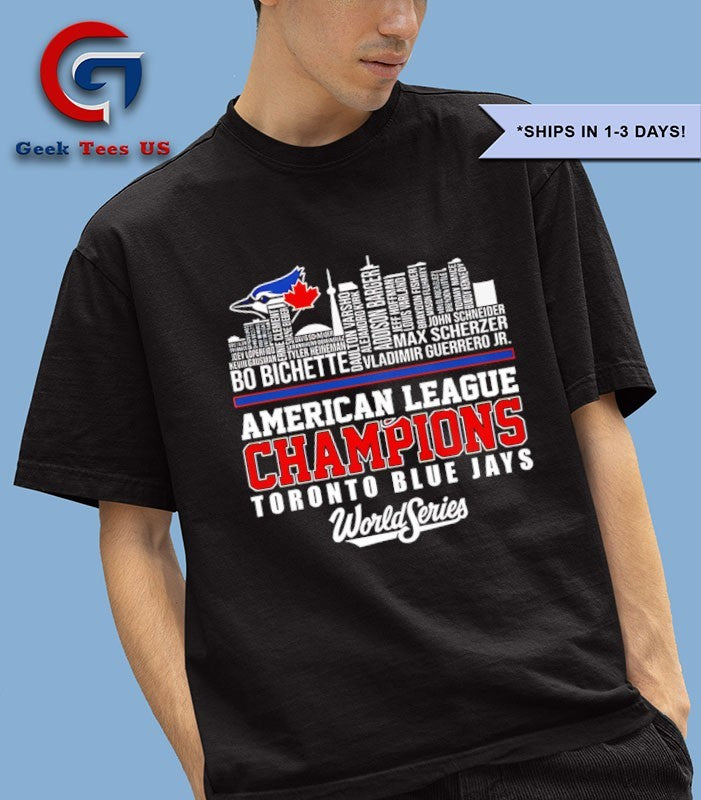 Toronto Blue Jays World Series American League Champions 2025 Team Roster shirt