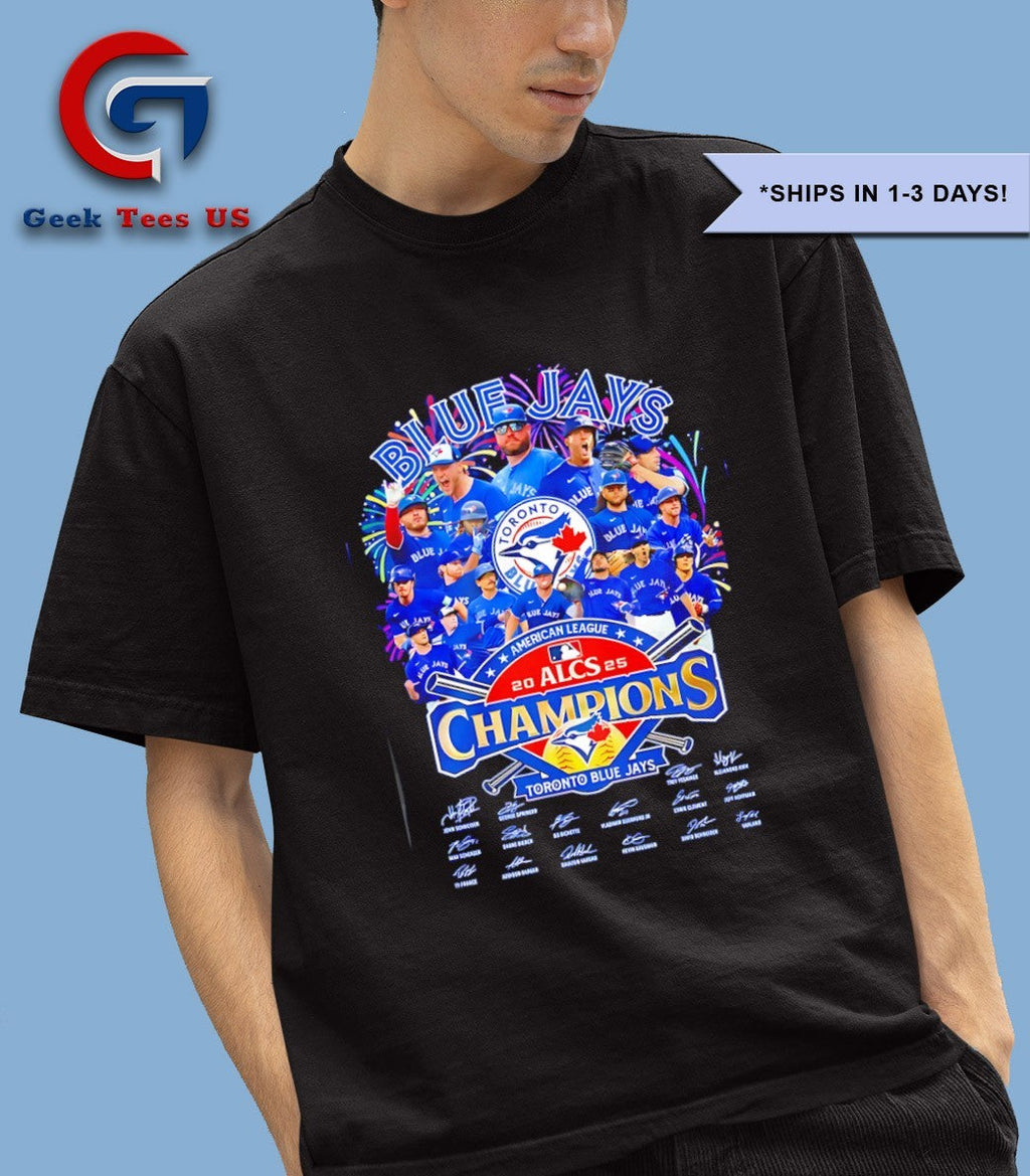 Toronto Blue Jays baseball 2025 American League Champions signature shirt