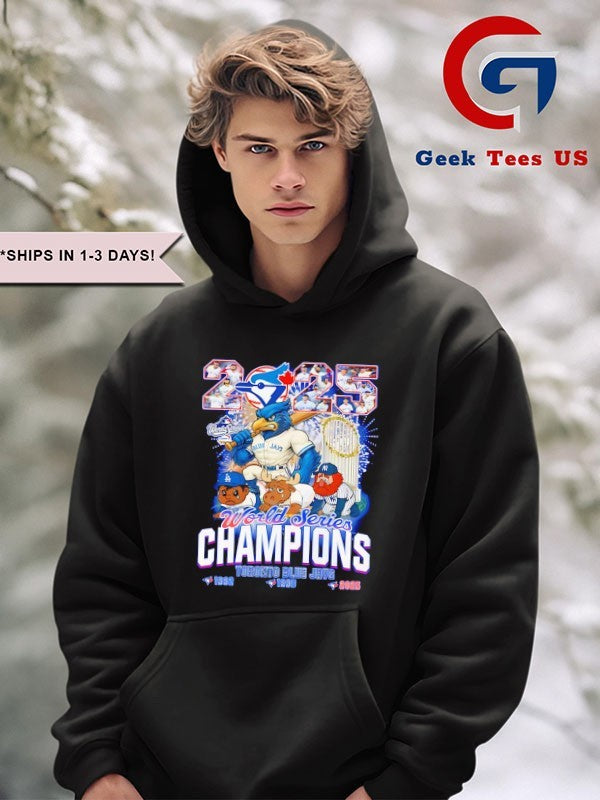 Toronto Blue Jays baseball 2025 World Series Champions mascot shirt