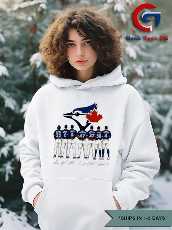 Toronto Blue Jays baseball players lineup 2025 signature shirt
