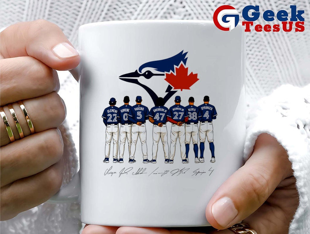 Toronto Blue Jays baseball players lineup 2025 signature shirt