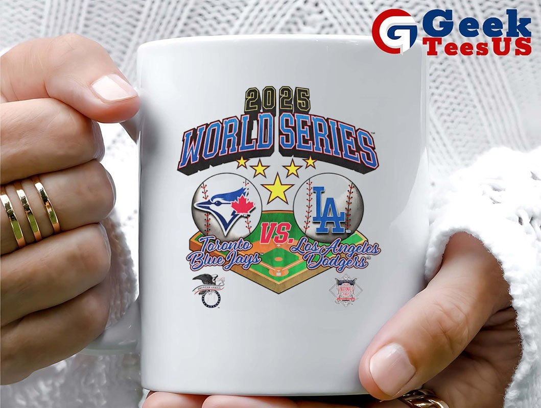 Toronto Blue Jays vs Los Angeles Dodgers 2025 World Series stadium logo shirt