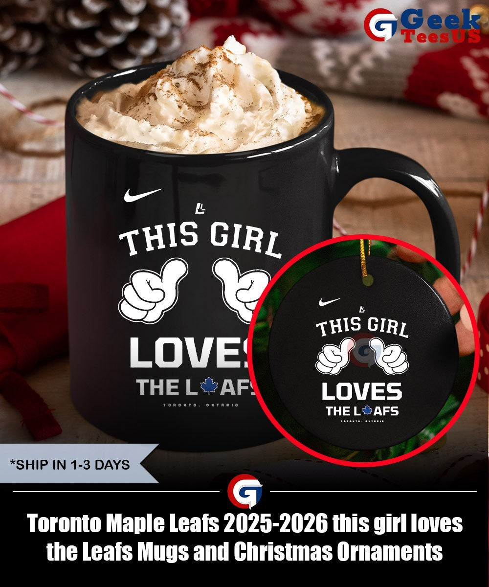 Toronto Maple Leafs 2025-2026 this girl loves the Leafs shirt