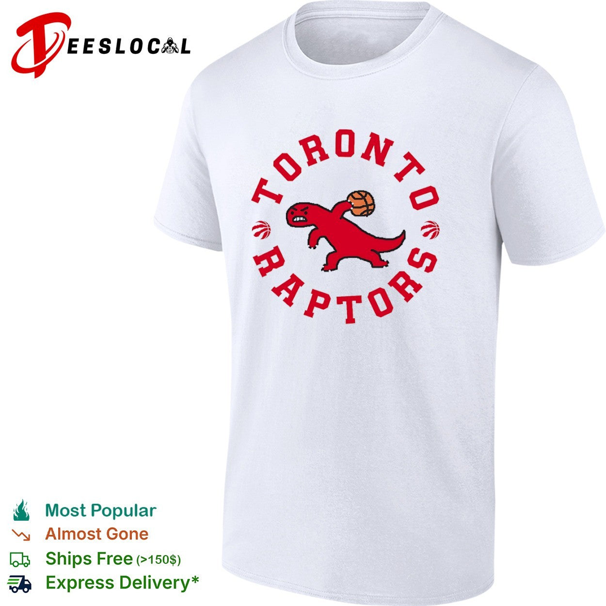 Toronto Raptors Basketball Logo NBA Dinosaur shirt