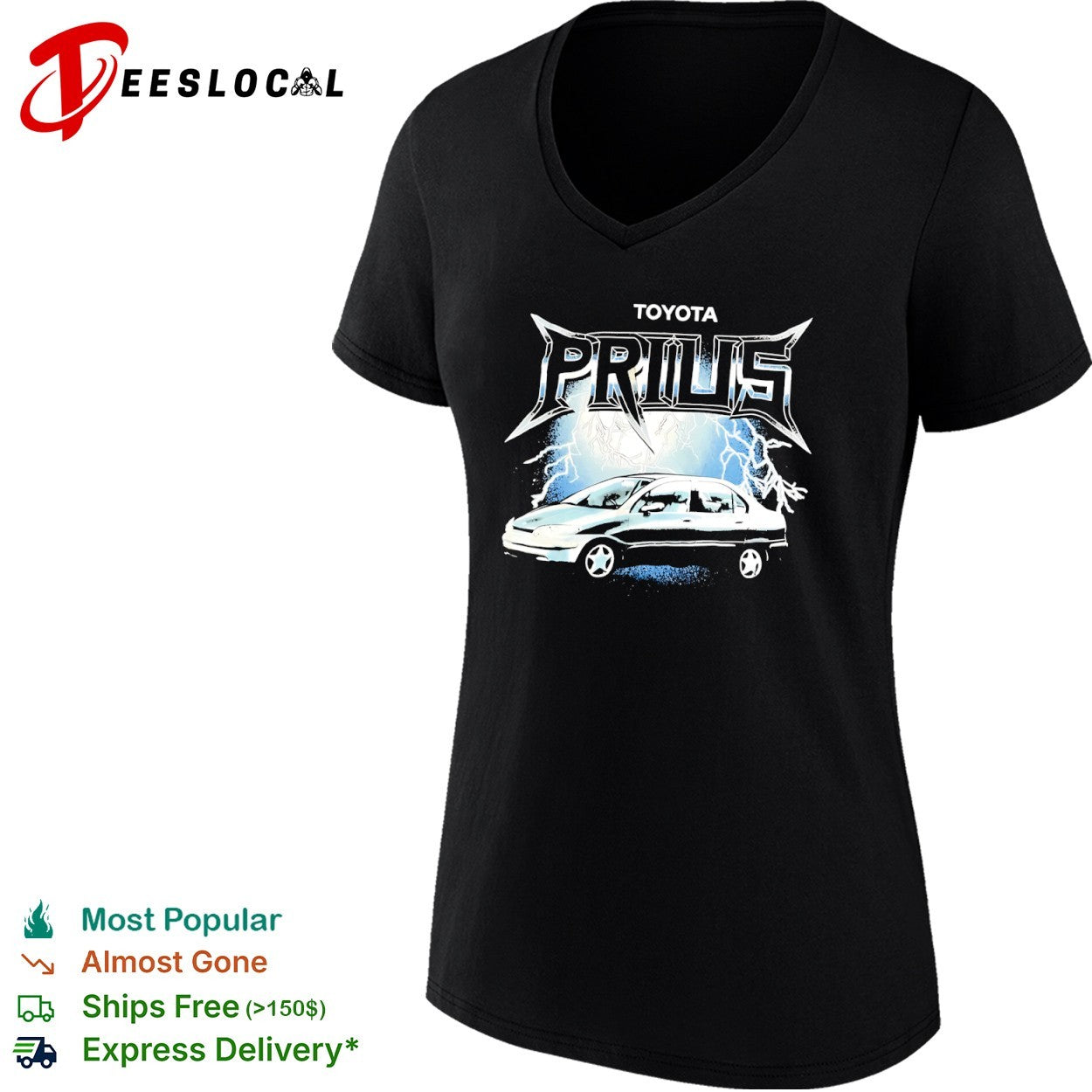 Toyota Prius Metal Lightning shirt
