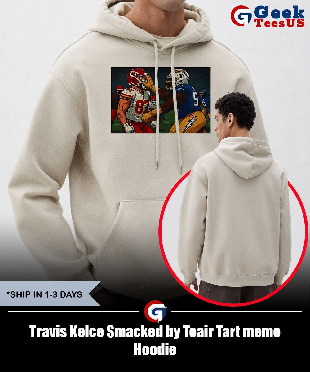 Travis Kelce Smacked by Teair Tart meme shirt