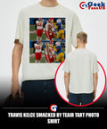 Travis Kelce Smacked by Teair Tart photo shirt