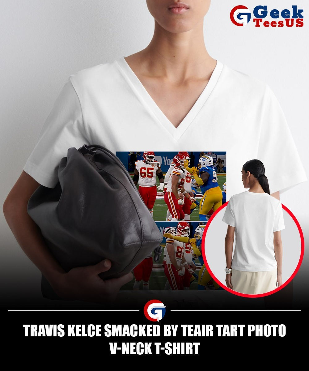 Travis Kelce Smacked by Teair Tart photo shirt
