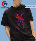 Travis Kelce and Taylor neon lights T-shirt