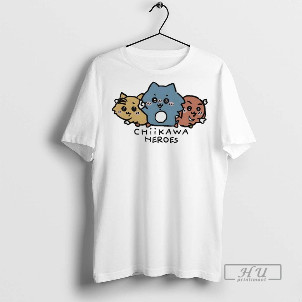 Trending Chiikawa Heroes Graphic Tee Shirt Sweatshirt Hoodies