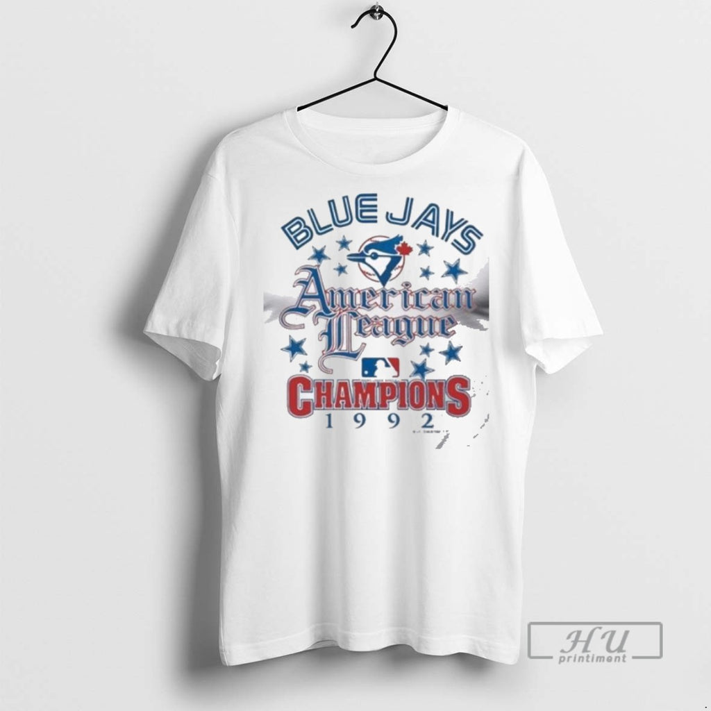 Trending Mlb Toronto Blue Jays 1992 American League Champions T Men Graphic Tee Shirts