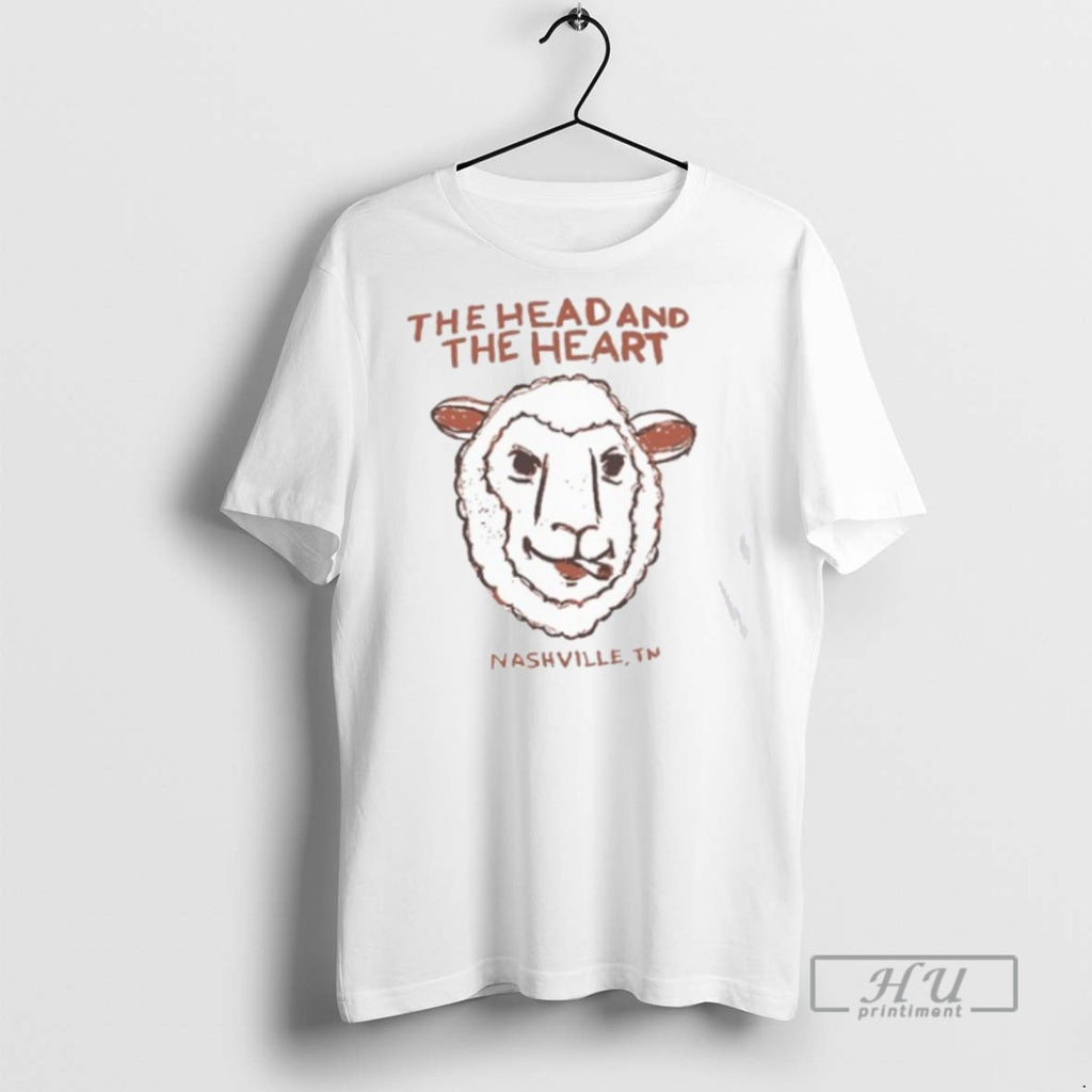 Trending The Head And The Heart Nashville Tn Oct 11 2025 Sheep Cigarettes Graphic Tee