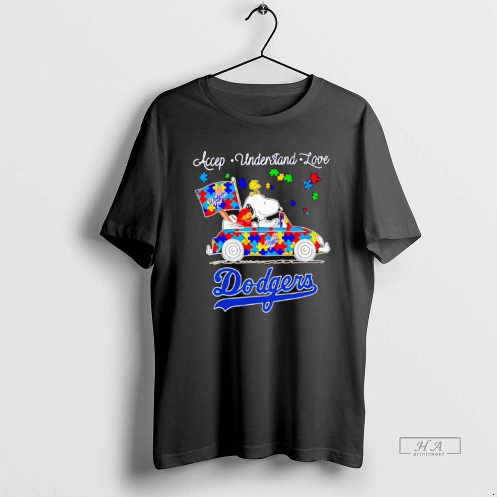 Trendy Accept Understand Love Los Angeles Dodgers Austism Day