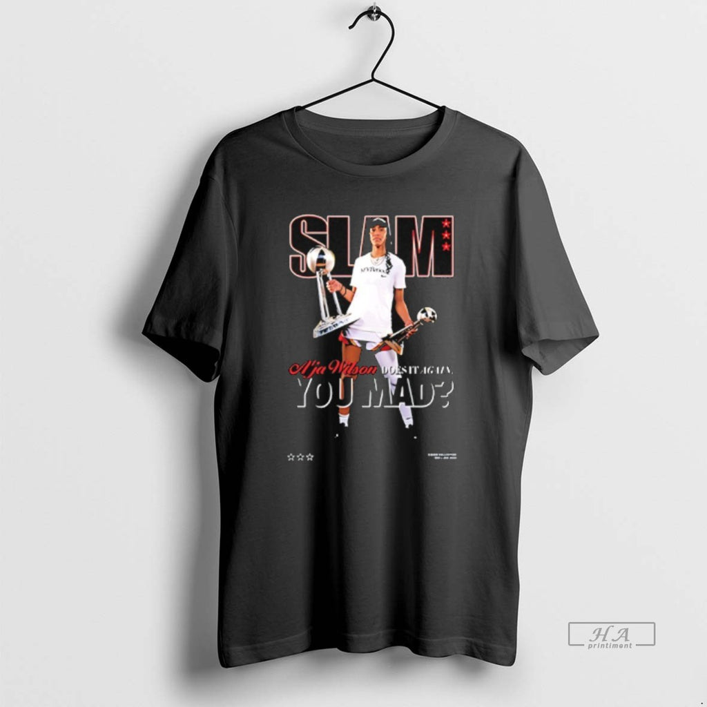 Trendy Aja Wilson Slam Las Vegas Aces Does It Again You Mad