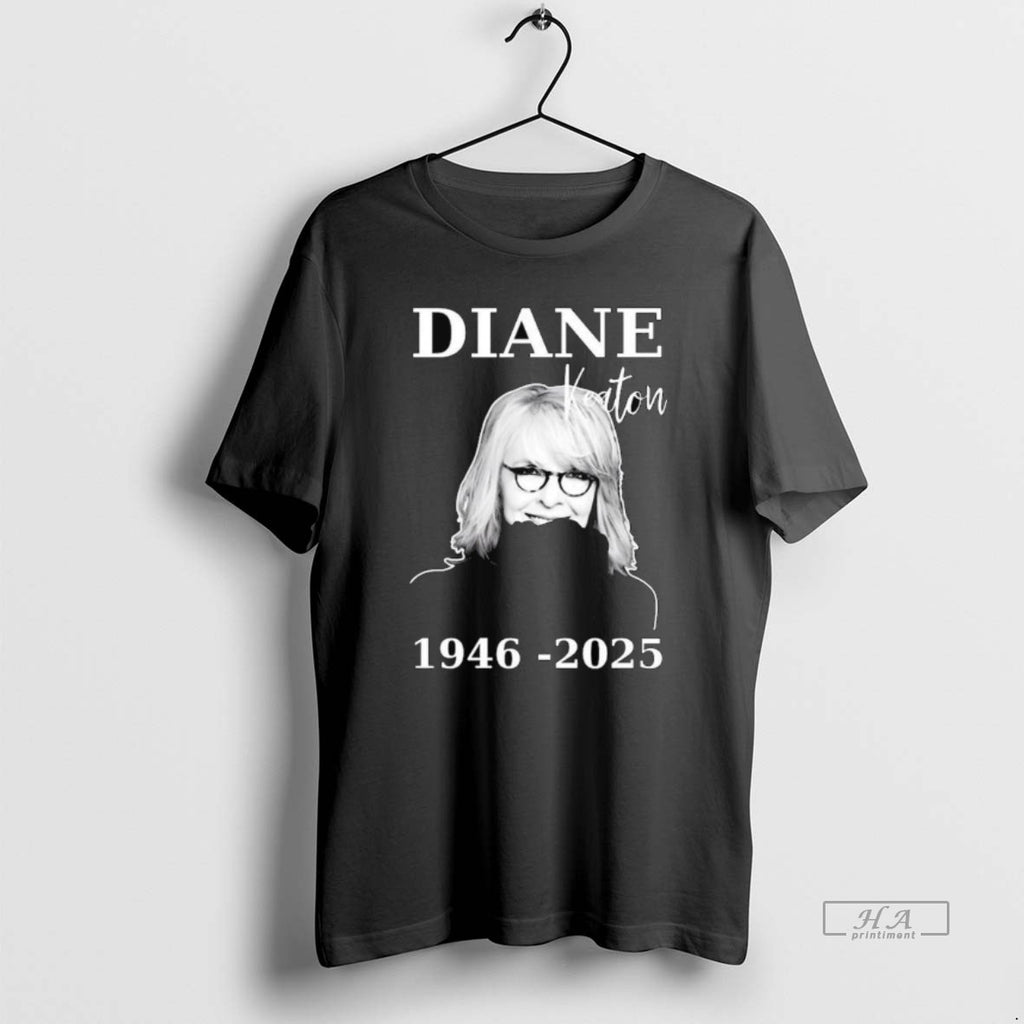Trendy Diane Keaton Celebrity Memorial 1946 2025 Long Sleve
