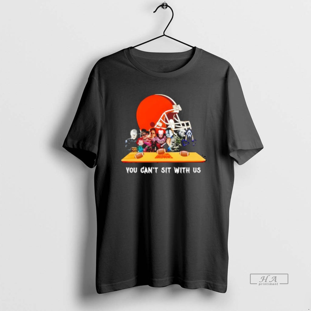 Trendy Horror Movie Characters You Cant Sit With Us Cleveland Browns Halloween