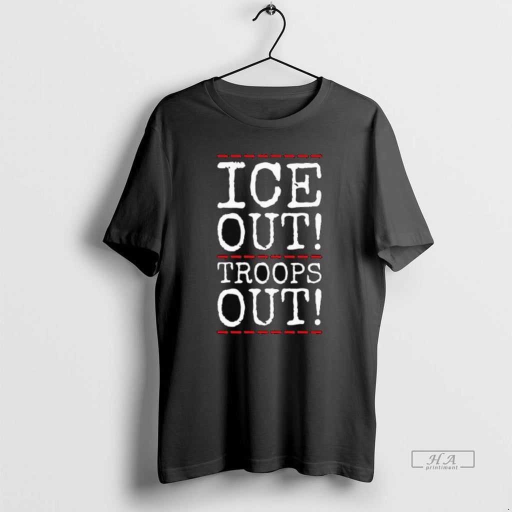 Trendy Ice Out Troops Out Abolish Ice Anti Trump Long Sleve
