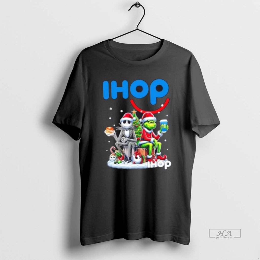 Trendy Ihop X Grinch And Jack Skellington Unwilling Friends Merry Christmas
