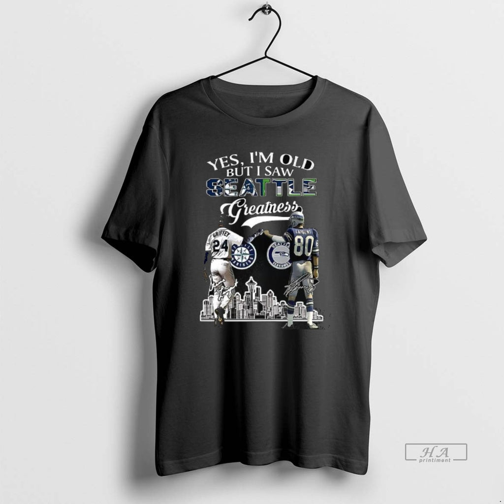 Trendy Ken Griffey Jr And Steve Largent Yes Im Old But I Saw Seattle Mariners