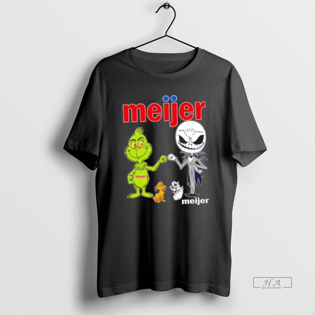 Trendy Meijer X Grinch And Jack Skellington Fist Bump Friends