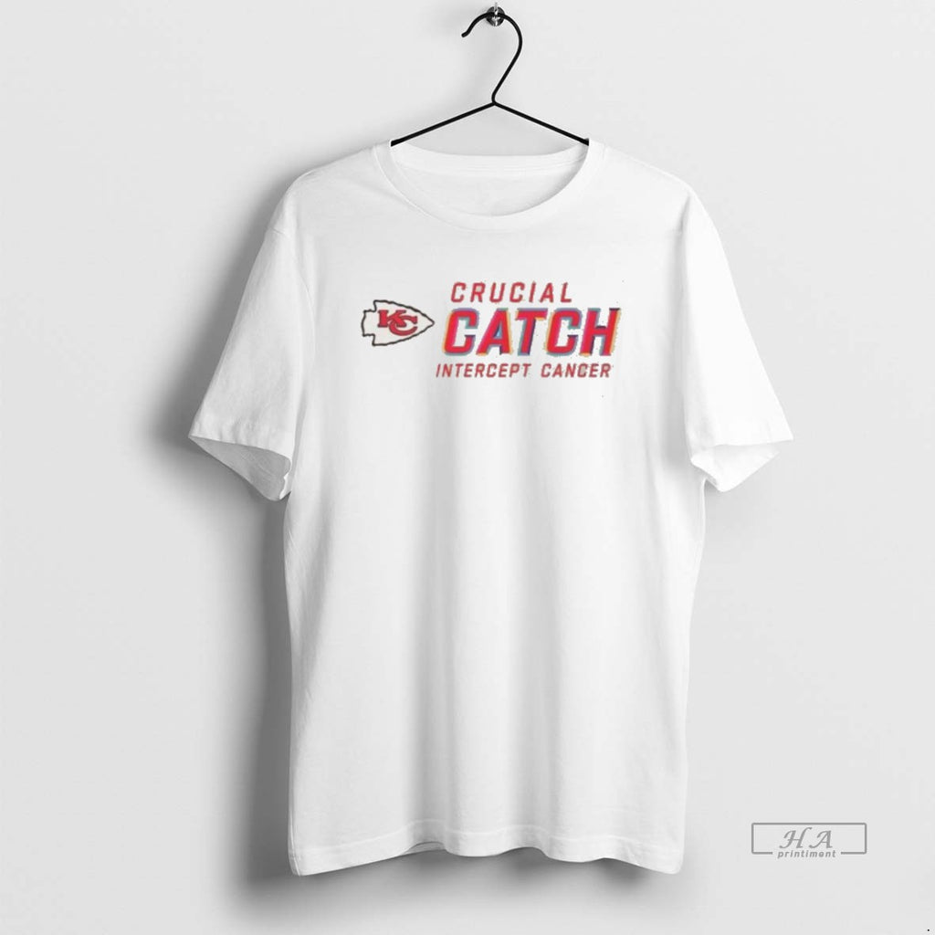 Trendy Nice Kansas City Chiefs Crucial Catch Intercept Cancer Washed