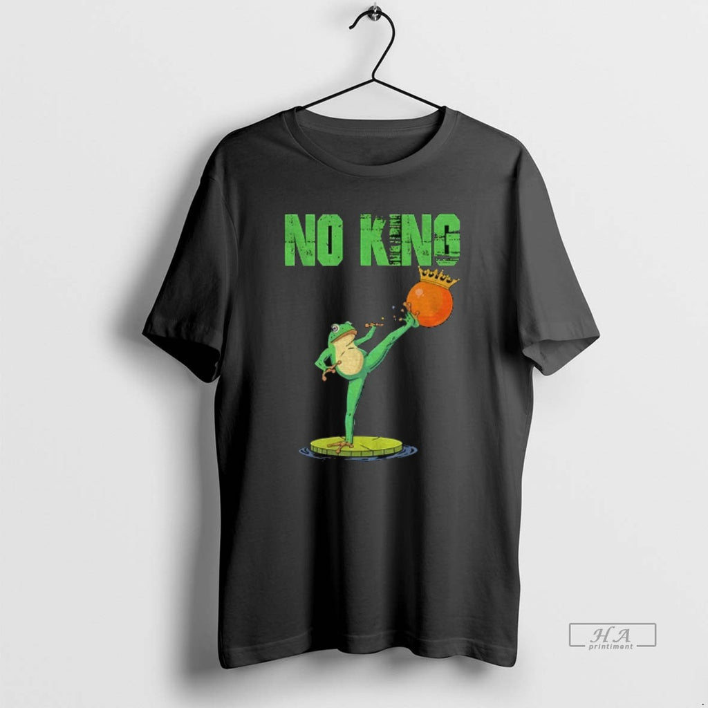 Trendy Portland Frog Kick Out Orange Protest No Kings