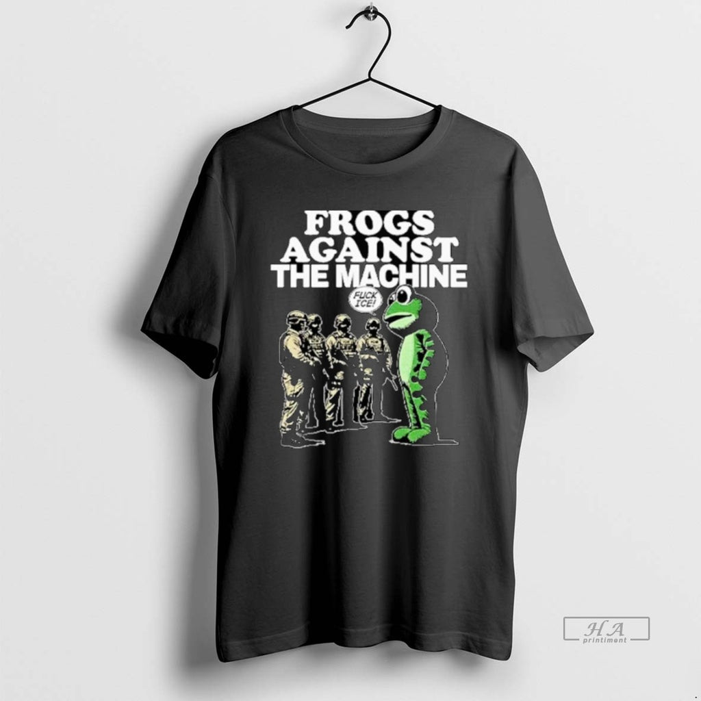 Trendy Portland Frogs Against The Machine Fuck Ice