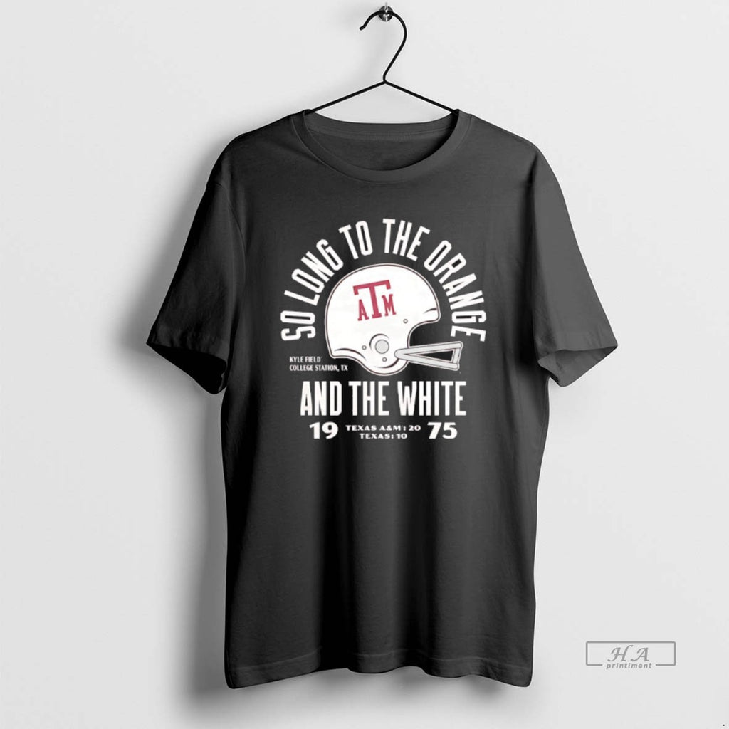Trendy Texas Am Aggie So Long To The Orange And The White War Hymn 1975