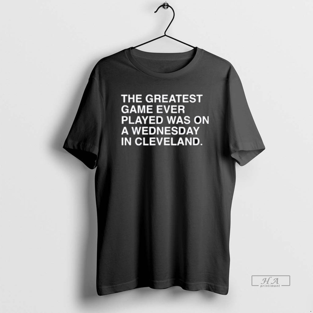 Trendy The Greatest Game Ever Played Was On A Wednesday In Cleveland
