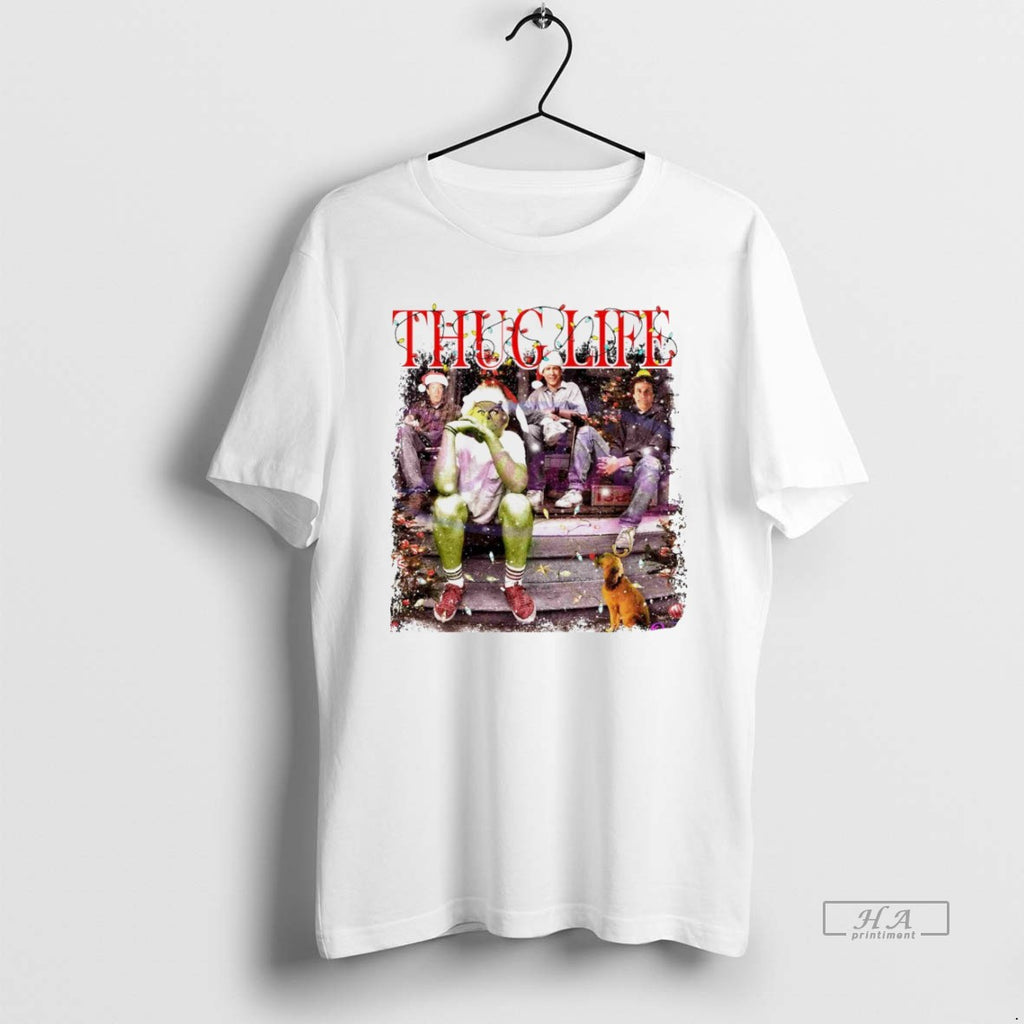Trendy Thug Life Christmas Grinch Friends Movie Christmas Light White