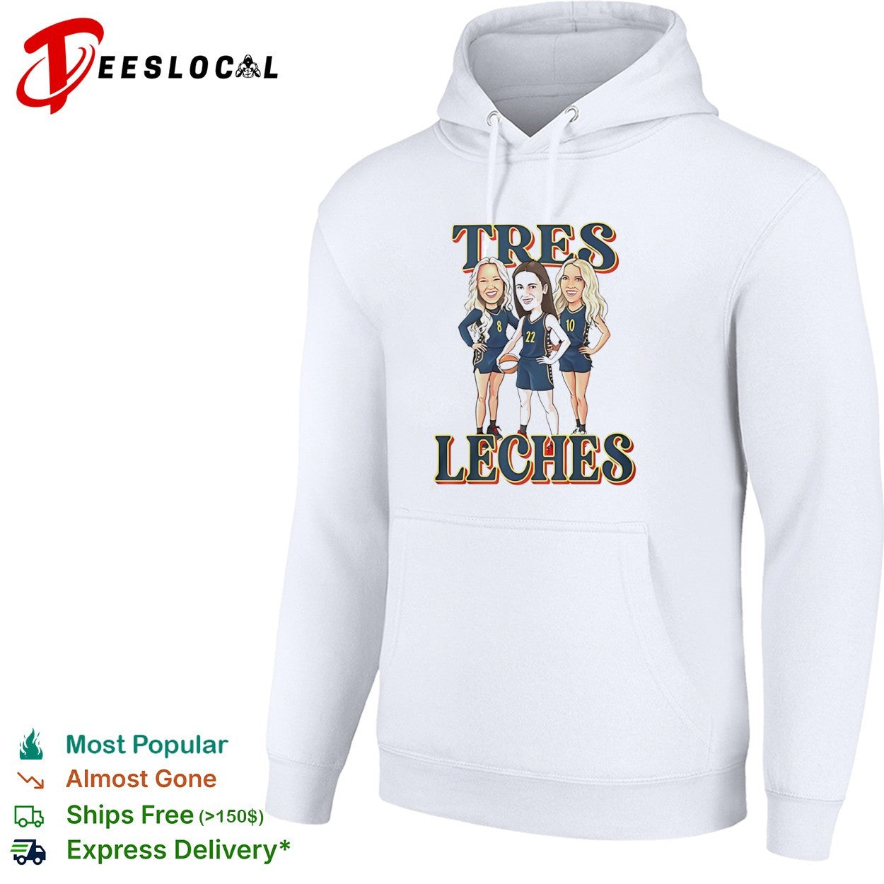 Tres Leches Basketball Trio Cartoon shirt