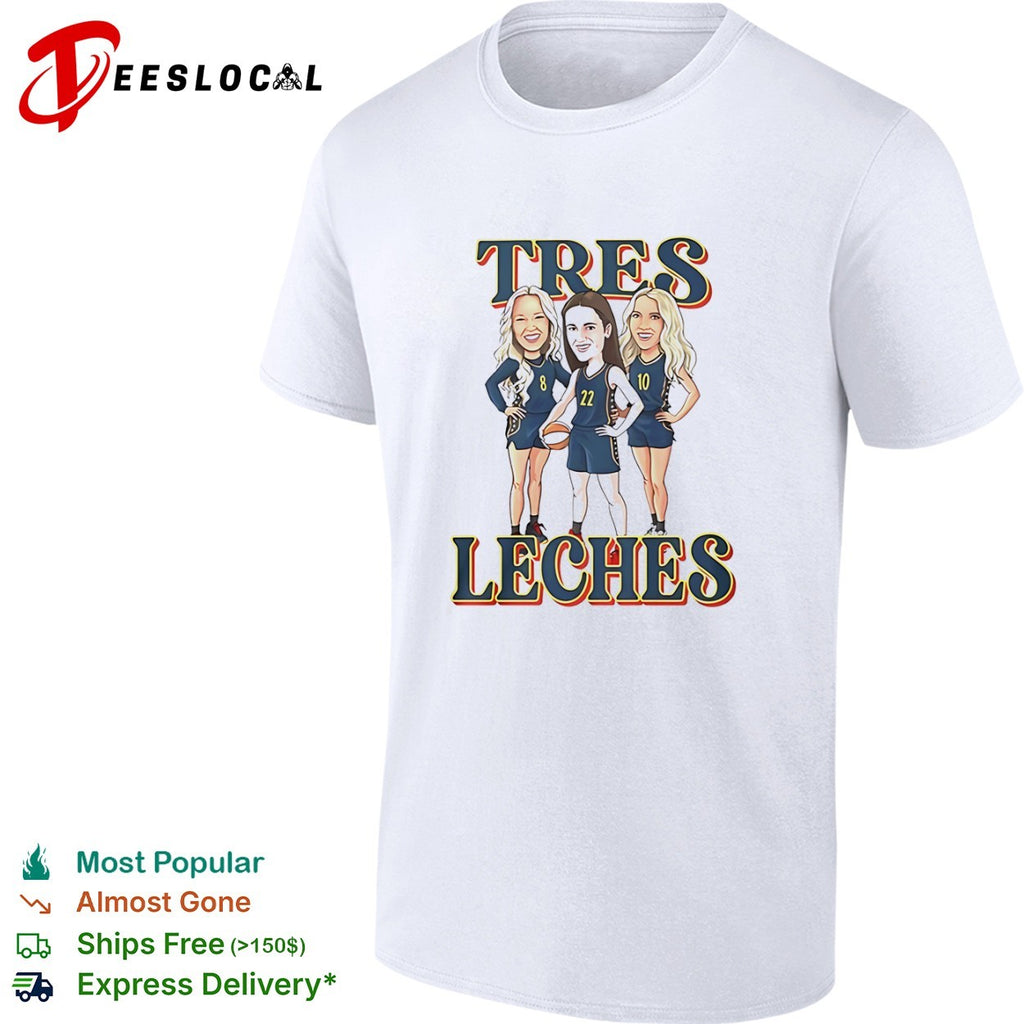 Tres Leches Basketball Trio Cartoon shirt