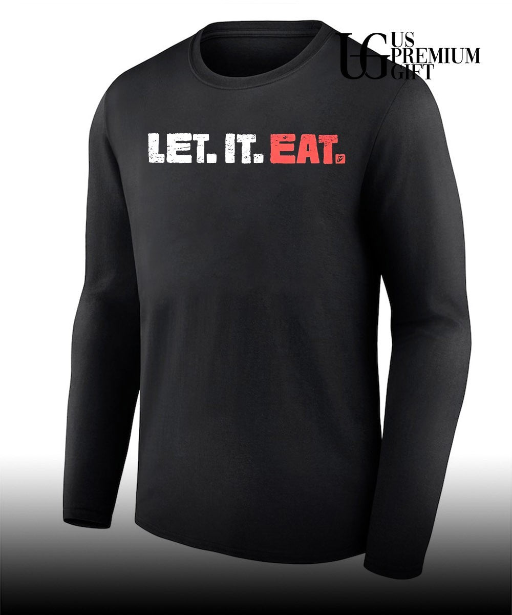 Trevor Bauer wearing Let It Eat shirt