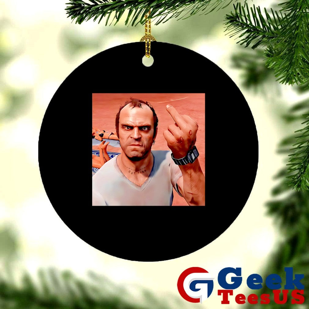 Trevor Philips middle finger GTA V shirt