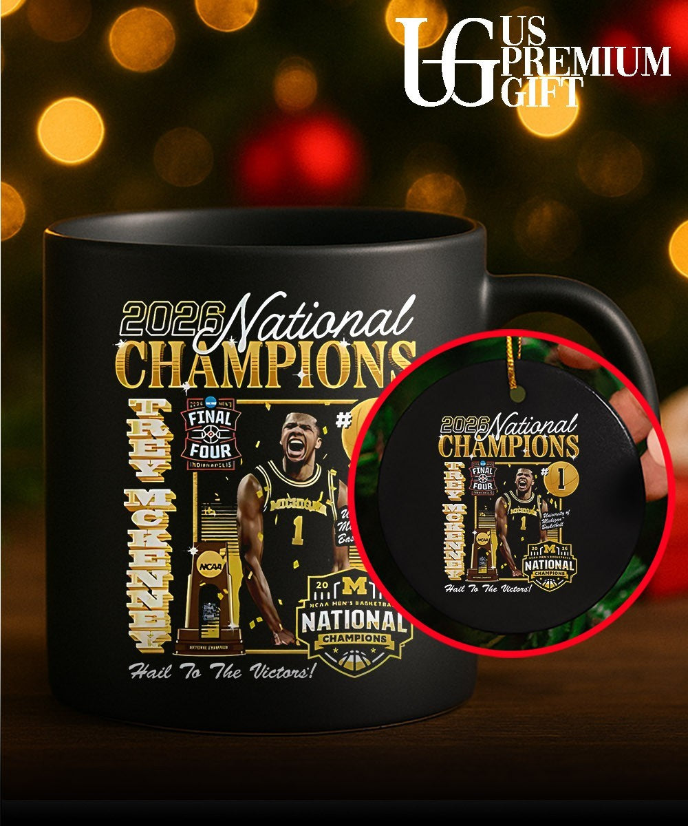 Trey McKenney Michigan Wolverines Men’s Basketball National Champion 2026 shirt