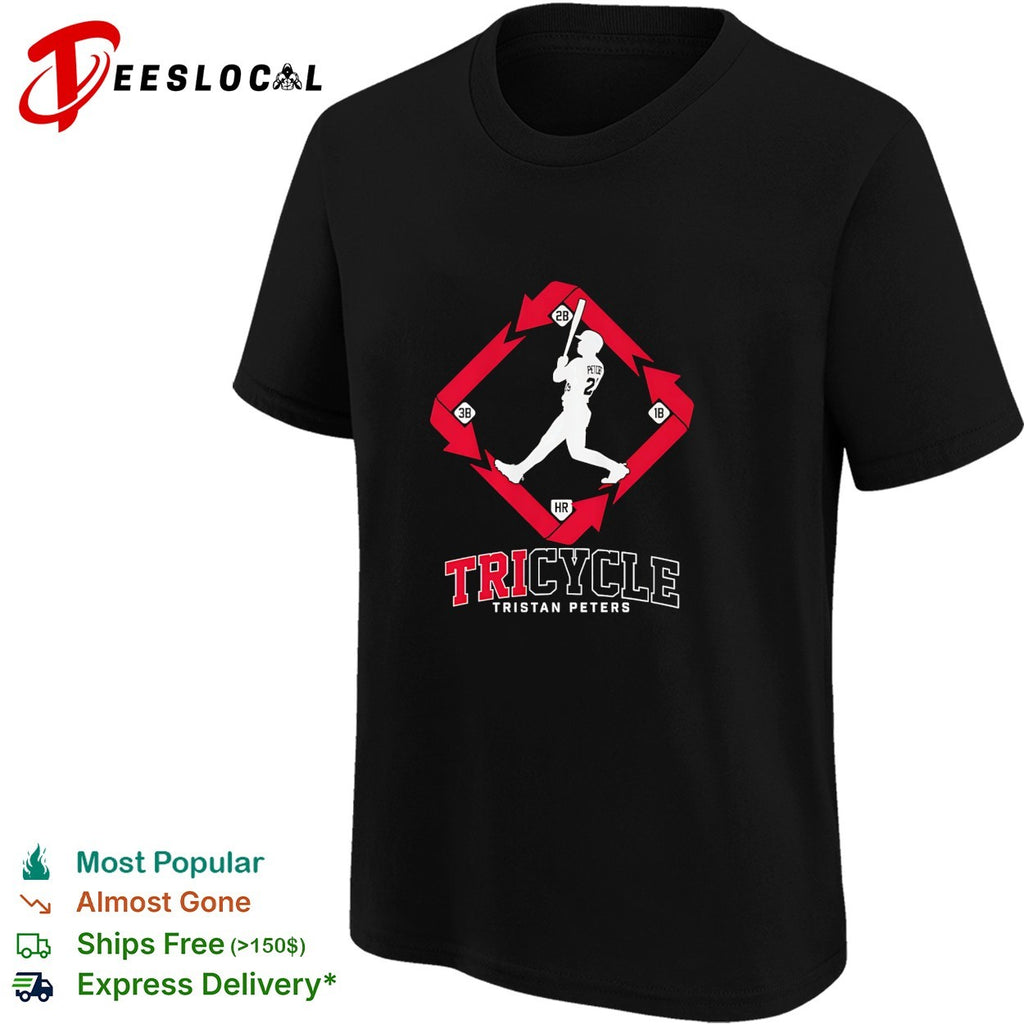 TriCycle Tristan Peters Chicago White Sox baseball recycling symbol parody shirt
